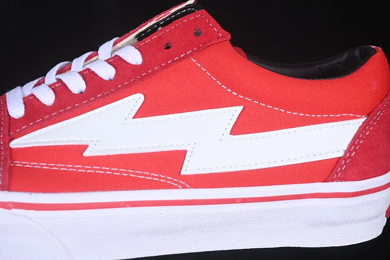 All categories Vans Vans series Vans Low Vans low-top Revenge x Storm Old Skool Lightning joint low-top casual sneakers red and white